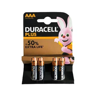 باتری duracell aaa پک چهار عددی